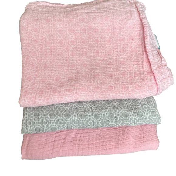 lollipop Receiving Blankets soft breathable cotton for swaddling burping snuggle - Picture 2 of 9